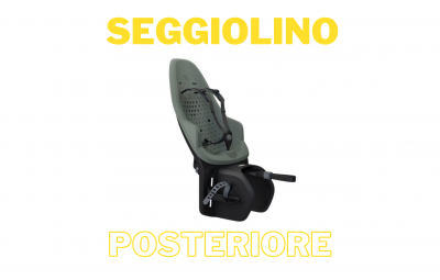 segiolino posteriore bicicletta noleggio